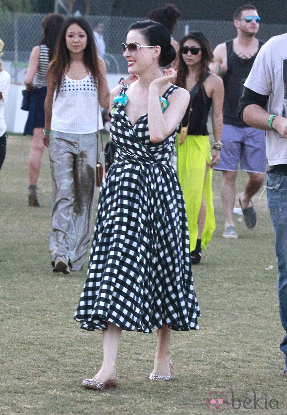 Dita Von Teese en el Festival Coachella