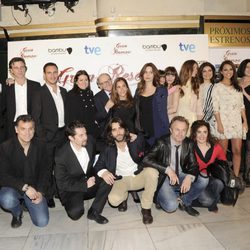 El elenco de 'Gran Reserva' en el preestreno de su tercera temporada