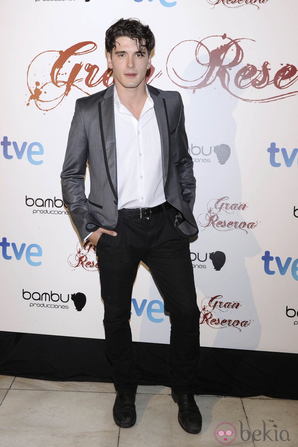 Yon González en el preestreno de la tercera temporada de 'Gran Reserva'