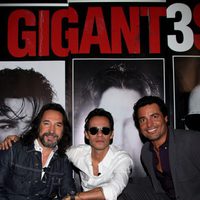 Marc Anthony, Chayanne y Marco Antonio Solís en la presentacón de su gira conjunta 'Gigantes'