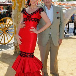 María Jesús Ruiz y José María Gil Silgado en la apertura de la Feria de Abril 2012