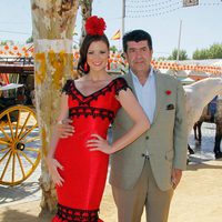 María Jesús Ruiz y José María Gil Silgado en la apertura de la Feria de Abril 2012