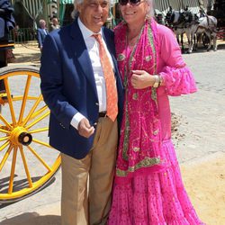 Chiquetete y su mujer Carmen Gaona en la Feria de Abril de Sevilla 2012