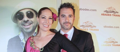 Chayo Mohedano y Andrés Fernández en la Feria de Abril de Sevilla 2012