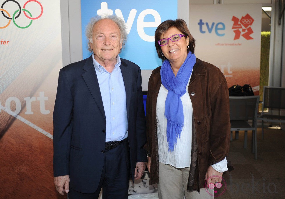 Eduard Punset y María Escario en el Torneo Conde de Godó 2012