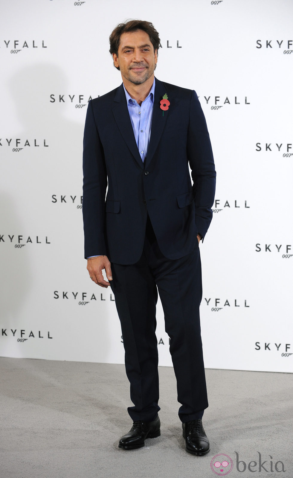 Javier Bardem en la presentacion de la película 'Skyfall'