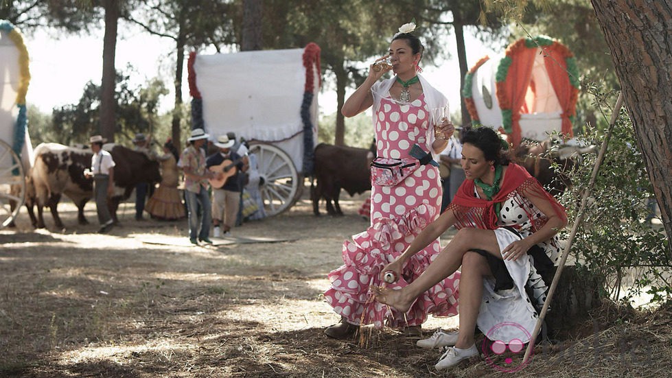 Patricia Vico en una de las escenas de la tv movie 'Carmina'