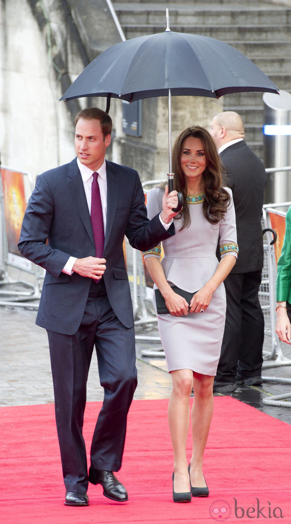 Los Duques de Cambridge en el estreno de 'African cats'