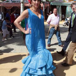 Raquel Revuelta en la Feria de Abril de Sevilla 2012