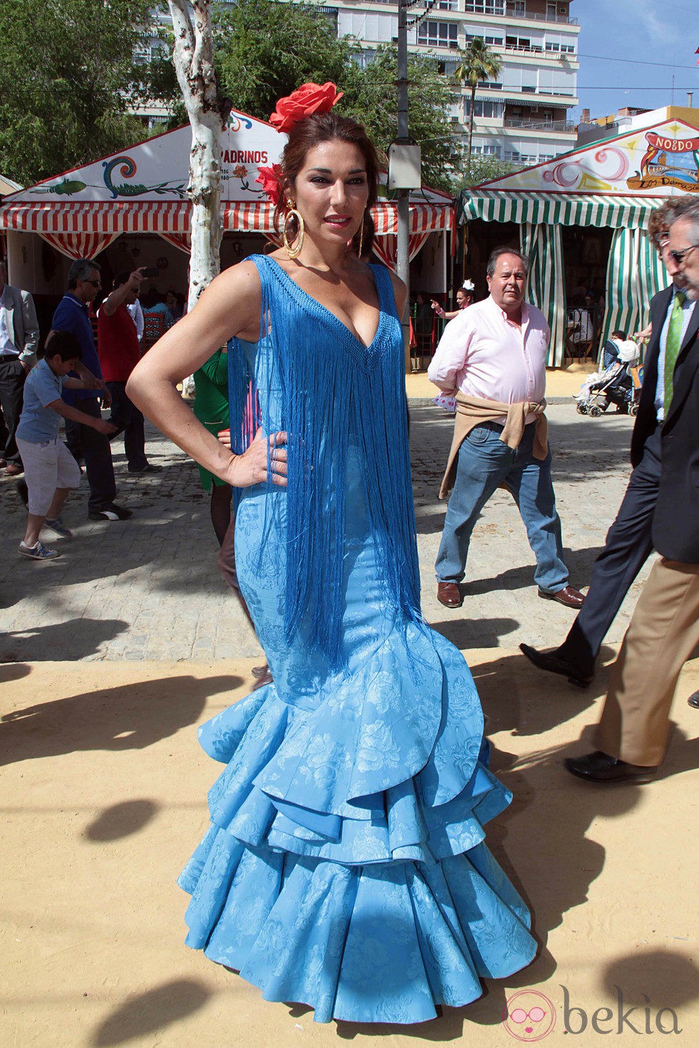 Raquel Revuelta en la Feria de Abril de Sevilla 2012