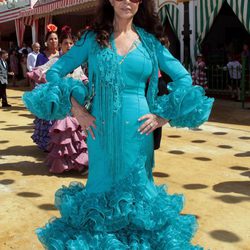 María Ángeles Grajal en la Feria de Abril de Sevilla 2012