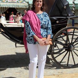 Carmen Tello en la Feria de Abril de Sevilla 2012