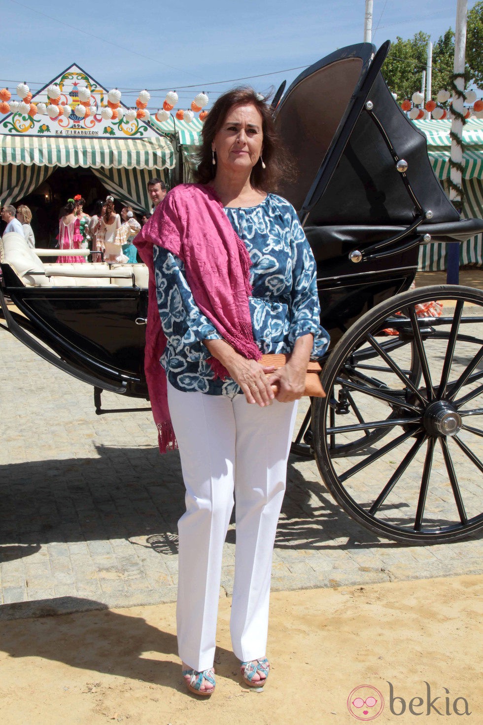 Carmen Tello en la Feria de Abril de Sevilla 2012