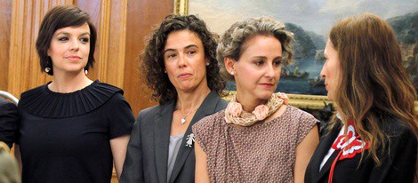 Cristina Villanueva y Carla de Bulgaria en Zarzuela