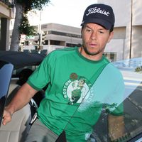 Mark Wahlberg con una camiseta de los 'Boston Celtics'