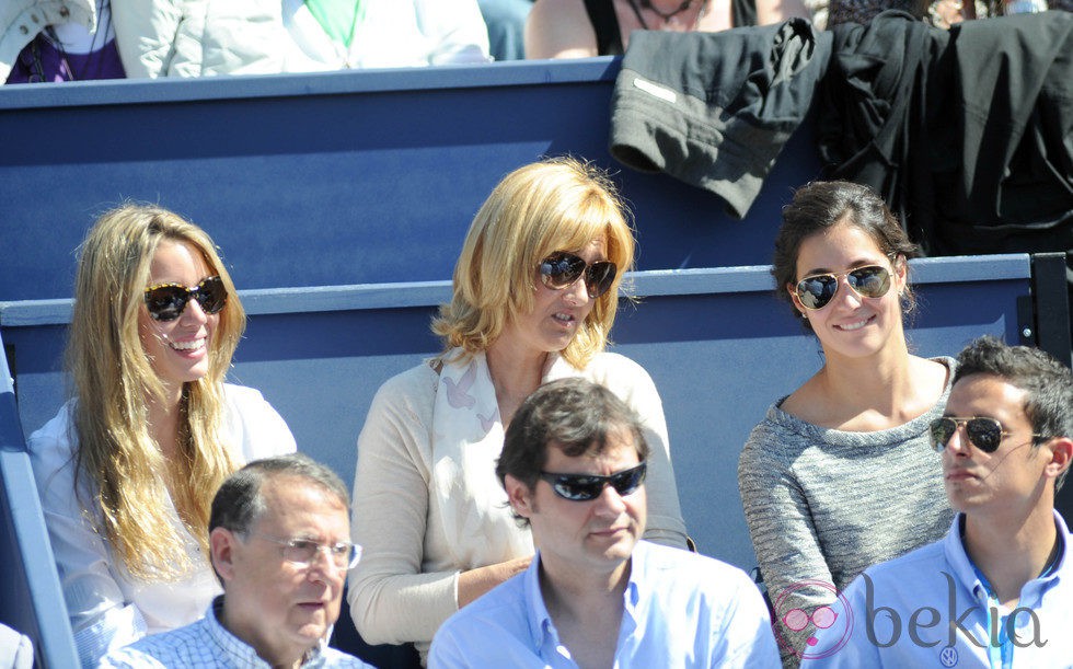 Maribel Nadal, Ana María Parera y Xisca Perelló en el Conde de Godó 2012