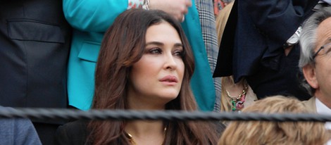 Vicky Martin Berrocal en una corrida de toros de la Feria de Abril de Sevilla 2012