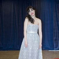 Zooey Deschanel en la cena de corresponsales en Washington