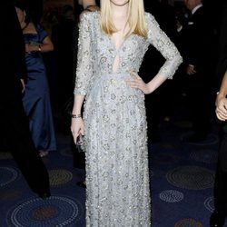 Dakota Fanning en la cena de corresponsales en Washington