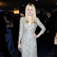 Dakota Fanning en la cena de corresponsales en Washington