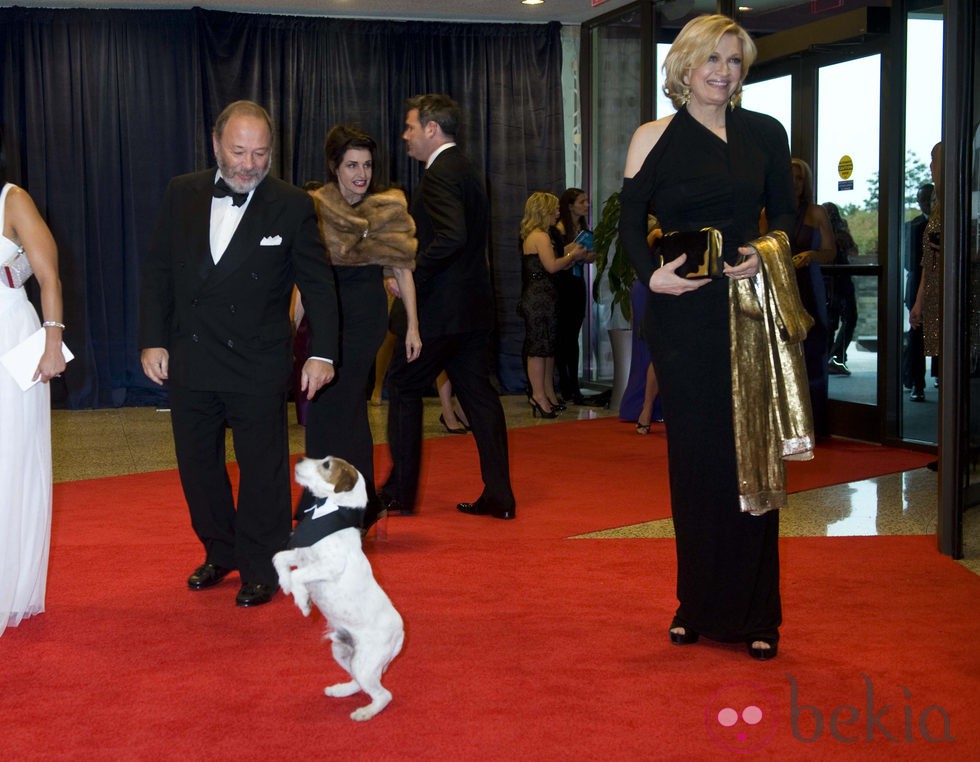 Uggie en la cena de corresponsales de la Casa Blanca