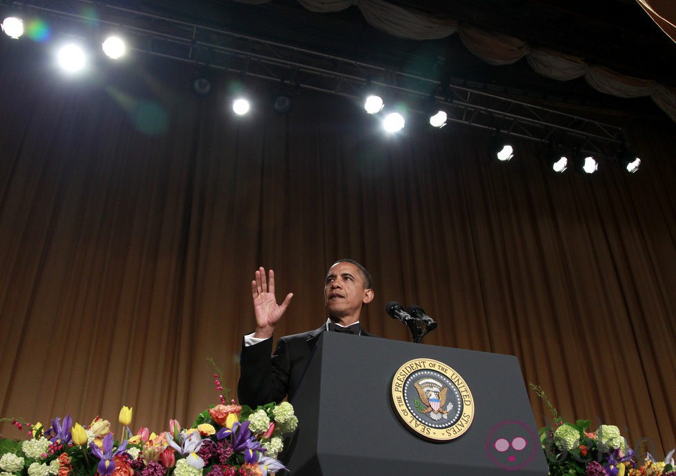 Barack Obama en la cena de corresponsales de la Casa Blanca