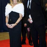 Goldie Hawn y Piers Morgan en la cena de corresponsales de Obama