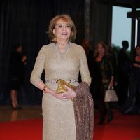 Barbara Walters en la cena de corresponsales de Obama