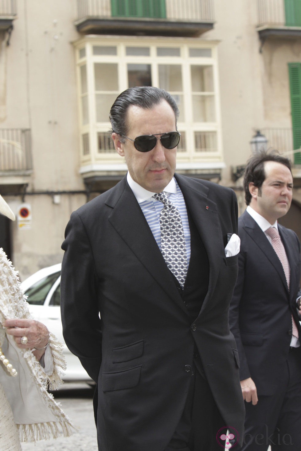 Jaime de Marichalar en la boda de Alfonso Fierro March y Sabina Fluxá