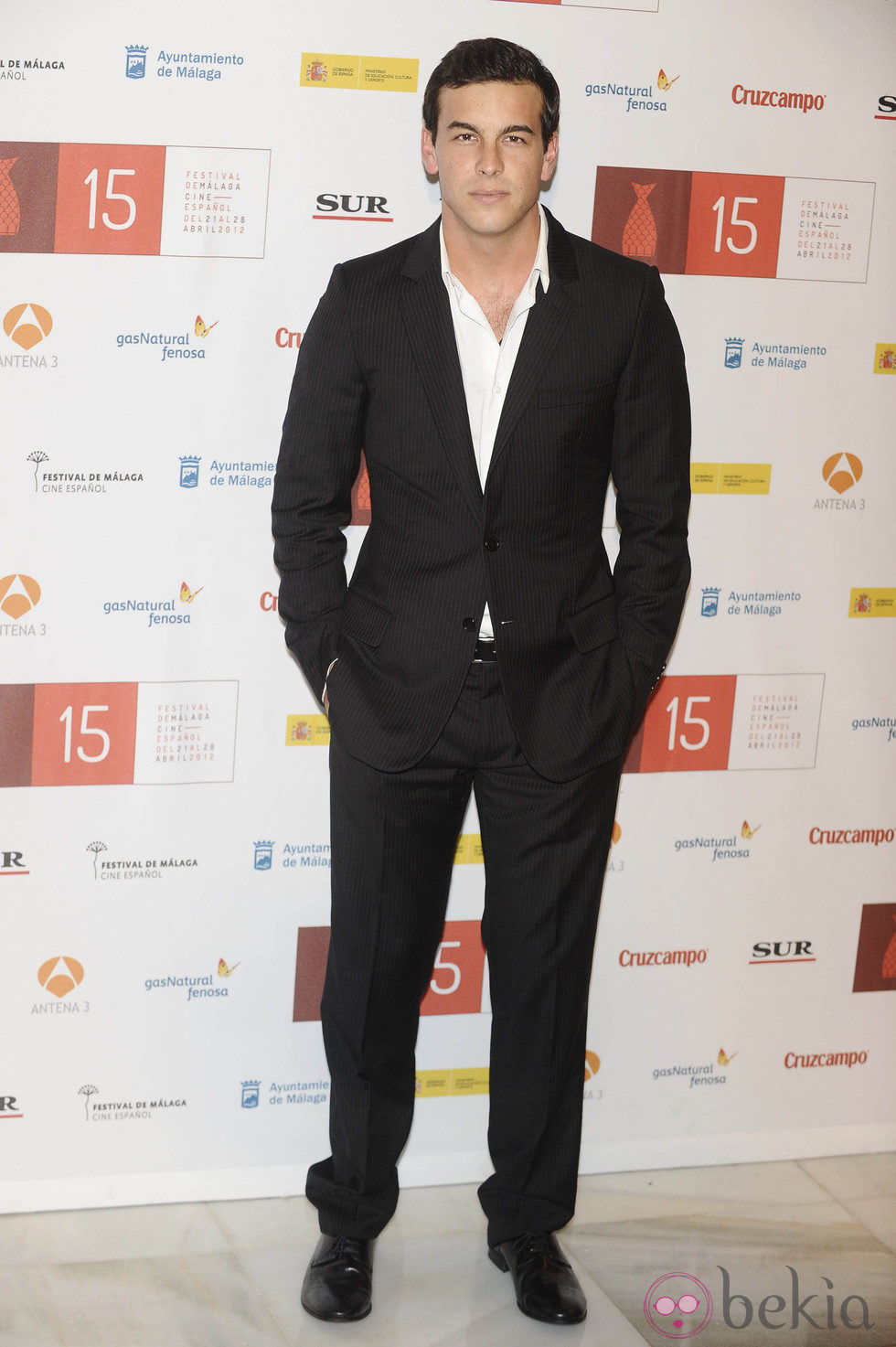 Mario Casas en la clausura del Festival de Málaga 2012