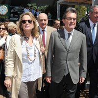 Artur Mas y Helena Rakosnik en el Torneo Conde Godó 2012