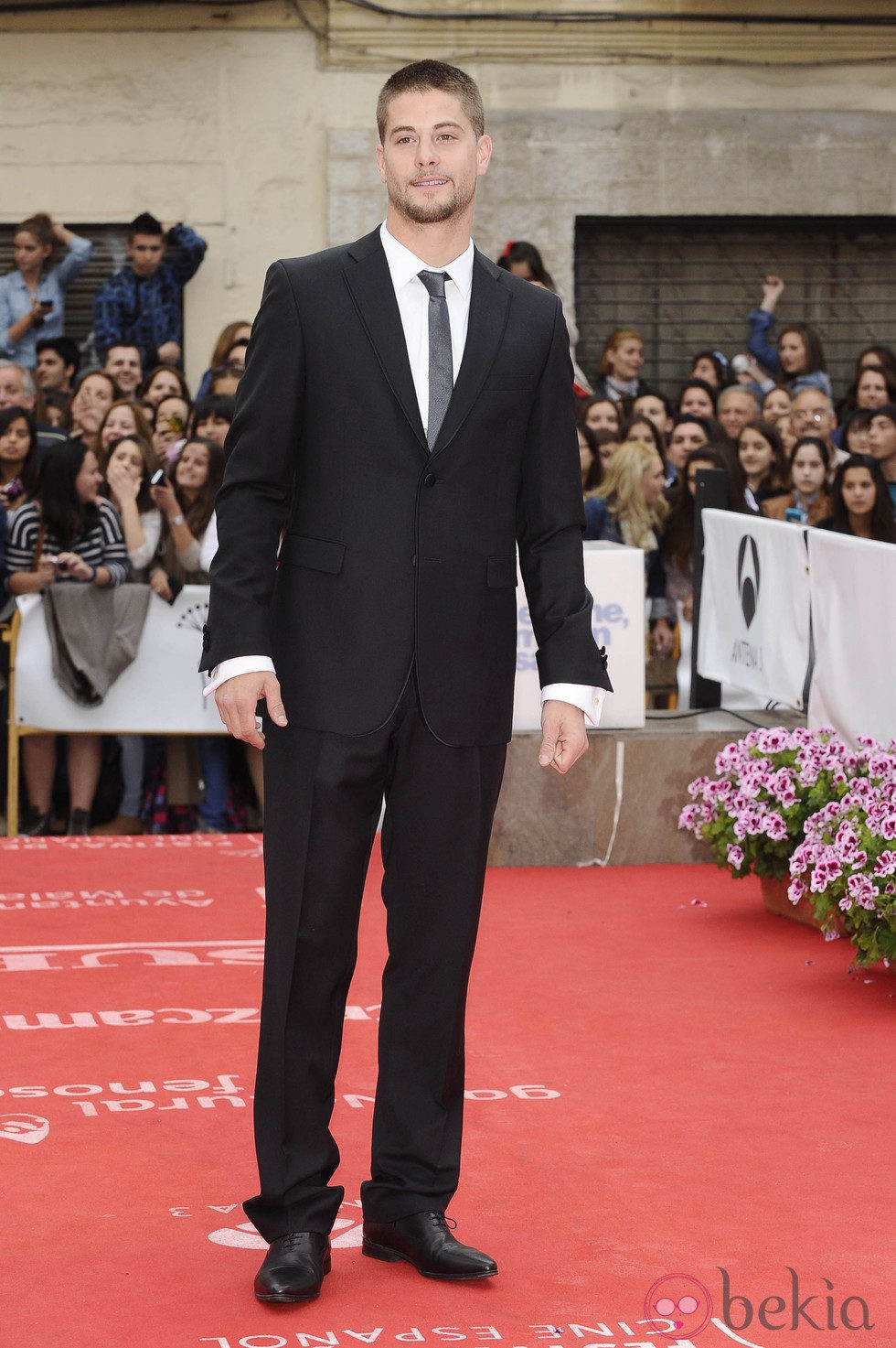 Luis Fernández en la clausura del Festival de Málaga 2012