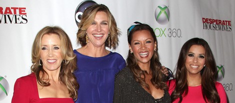 Felicity Huffman, Brenda Strong, Vanessa Williams y Eva Longoria celebran el final del rodaje de 'Mujeres desesperadas'