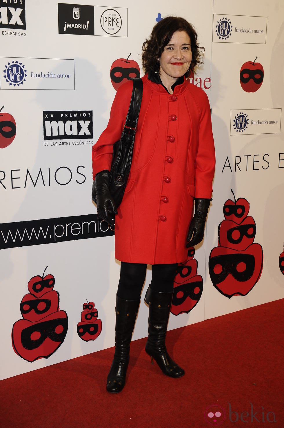 María Pujalte en la entrega de los Premios Max de Teatro 2012