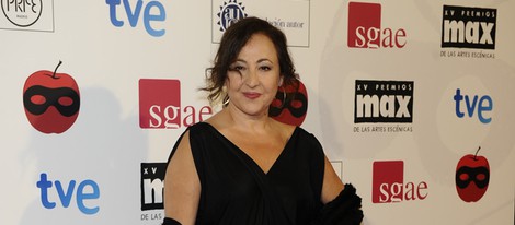 Carmen Machi en la entrega de los Premios Max de Teatro 2012