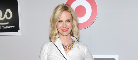 January Jones en la fiesta de apertura de The Shops at Target en Nueva York