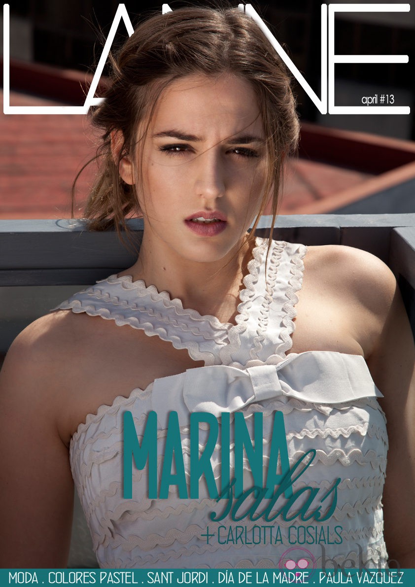 Marina salas en la portada de Lanne Magazine