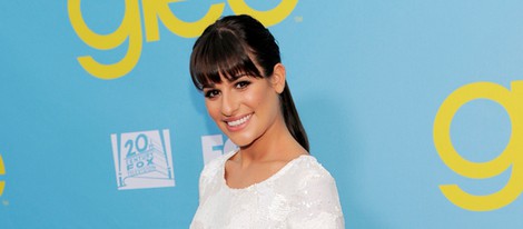 Lea Michele en la fiesta de 'Glee' organizada por Fox