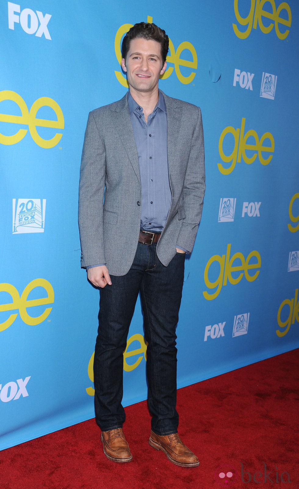 Matthew Morrison en la fiesta de 'Glee' organizada por Fox