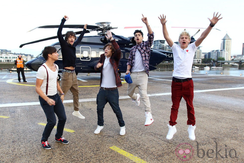 One Direction por las nubes