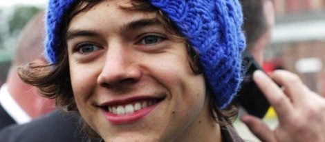 Harry Styles con gorro de lana