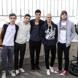 The Wanted en el Empire State Building de Nueva York