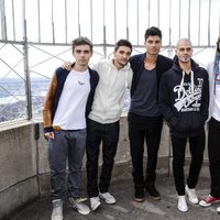 The Wanted en el Empire State Building de Nueva York