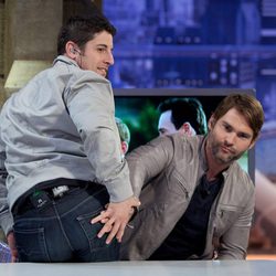 Los actores Jason Biggs y Sean William Scott en 'El Hormiguero 3.0'