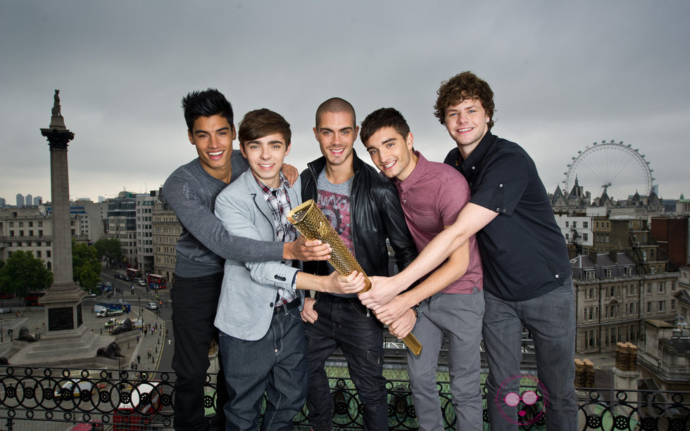 The Wanted en Trafalgar Square en Londres