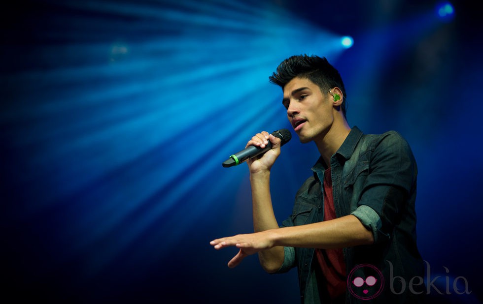 Siva Kaneswaran de 'The Wanted' en concierto