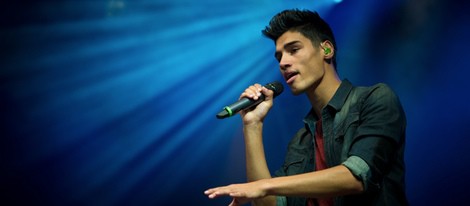 Siva Kaneswaran de 'The Wanted' en concierto