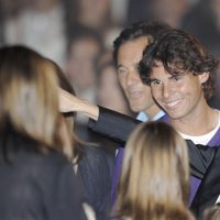 Rafa Nadal en el concierto de Enrique Iglesias