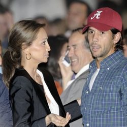 Fernado Verdasco en el concierto de Enrique Iglesias