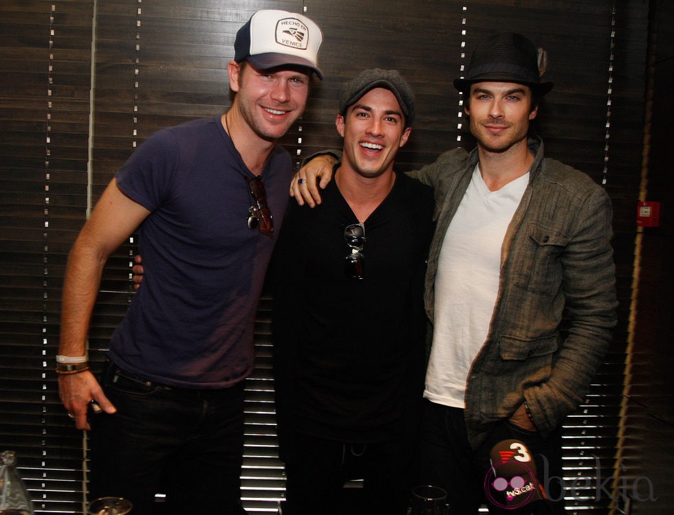 Ian Somerhalder, Michael Trevino y Matt Davis en Barcelona